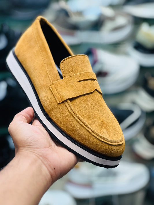 C033-Old Money suede leather shoe