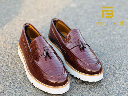 A018-Classic Loafers Shoe