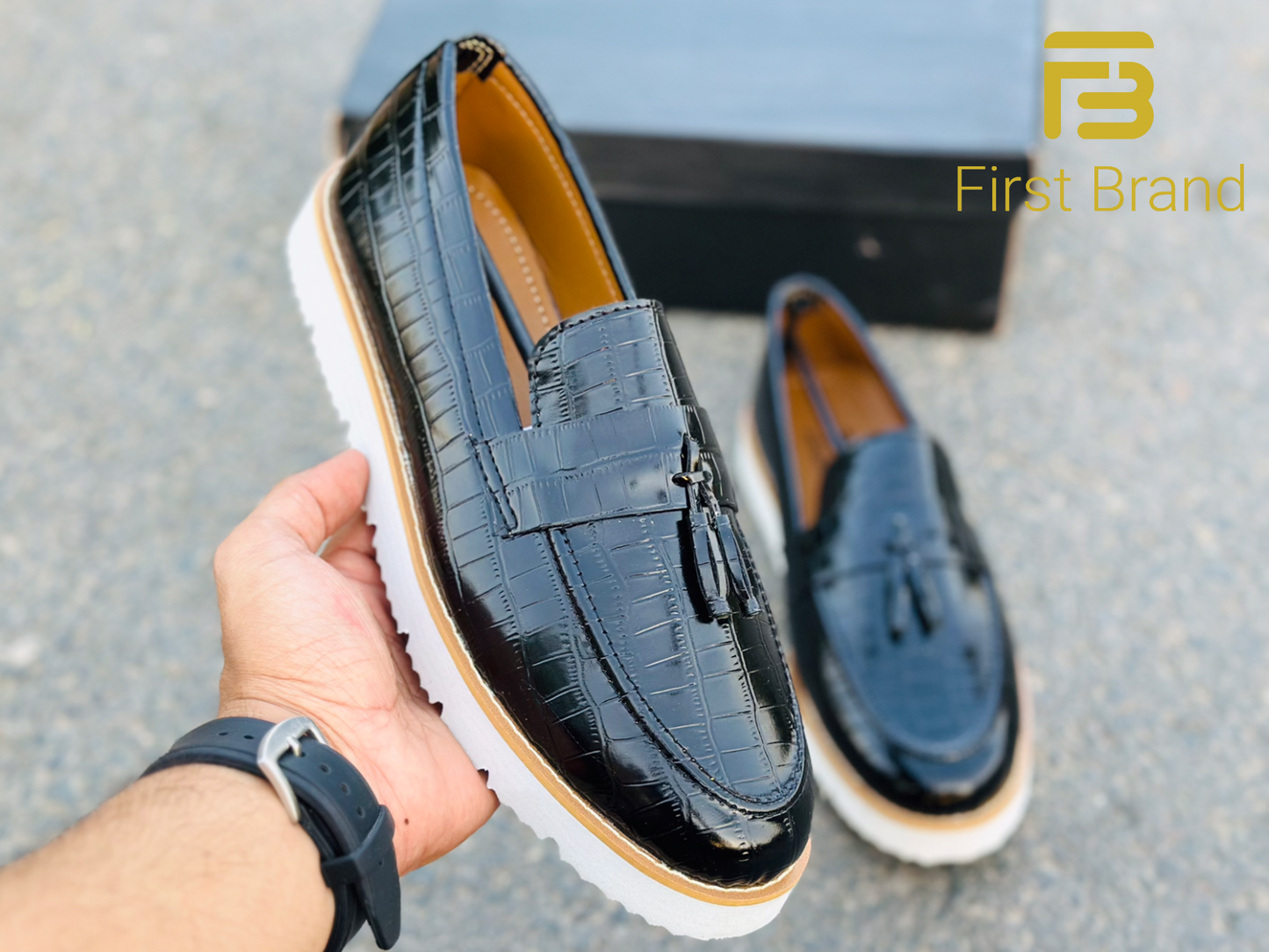 A017-Classic Loafers Shoe