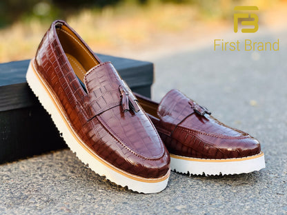 A018-Classic Loafers Shoe