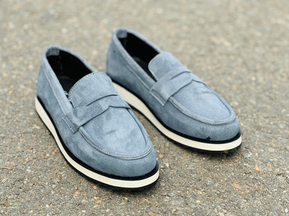 C001-Old Money suede leather shoe